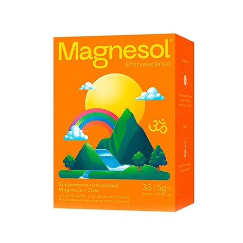 MAGNESOL NARANJA 5 G CAJA*33 SOBRES